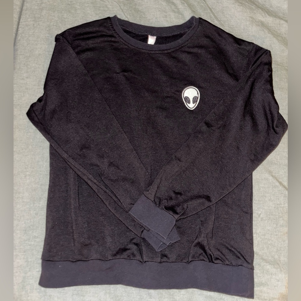 Alien Crewneck - Black